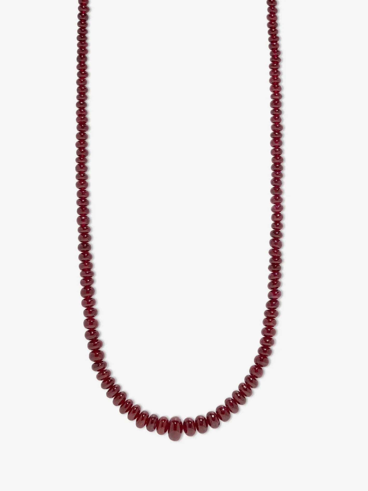 Rich Ruby Bead Necklace<AZLEE Jewelry Best Sale