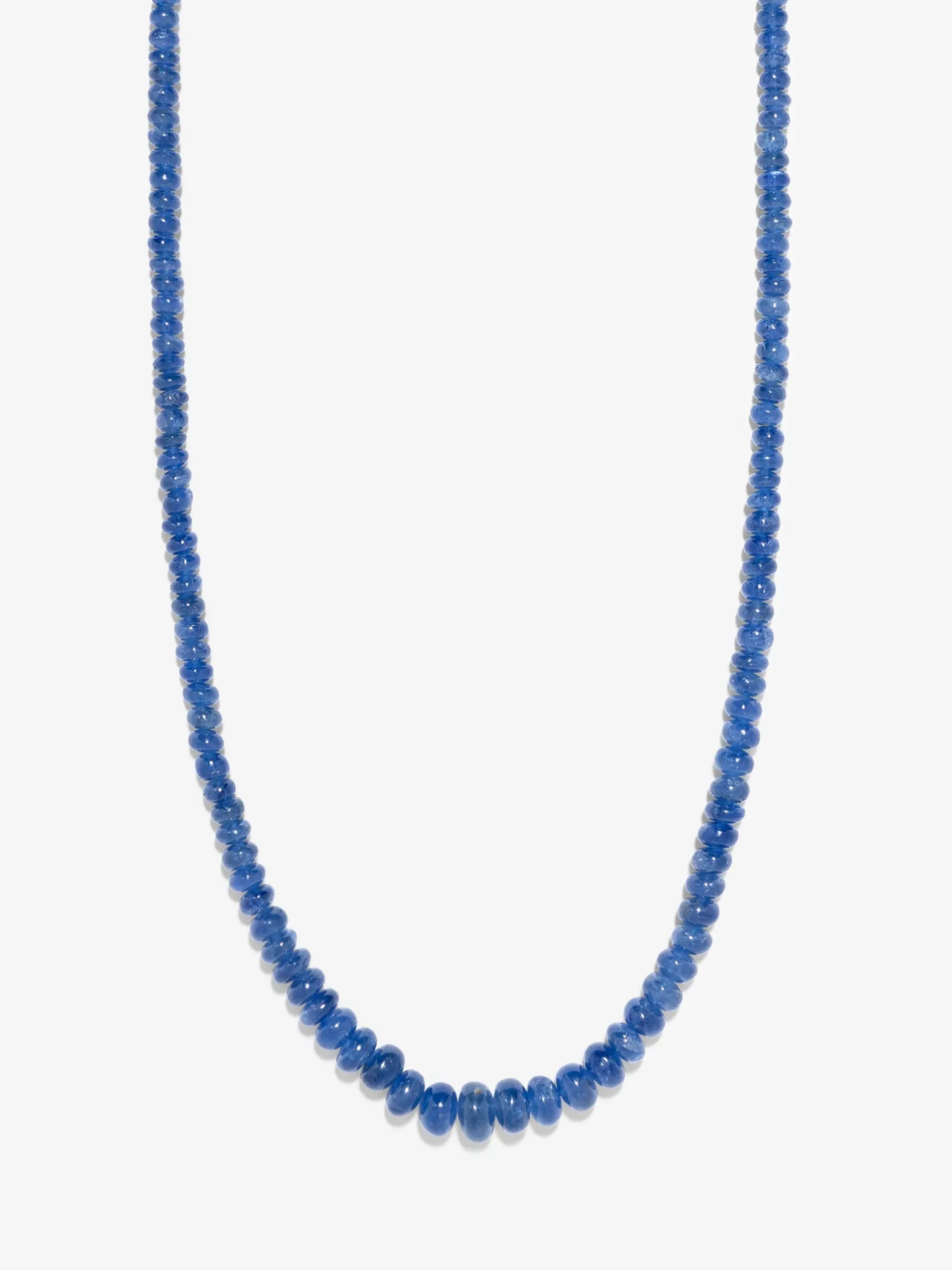 Rich Sapphire Bead Necklace<AZLEE Jewelry Fashion