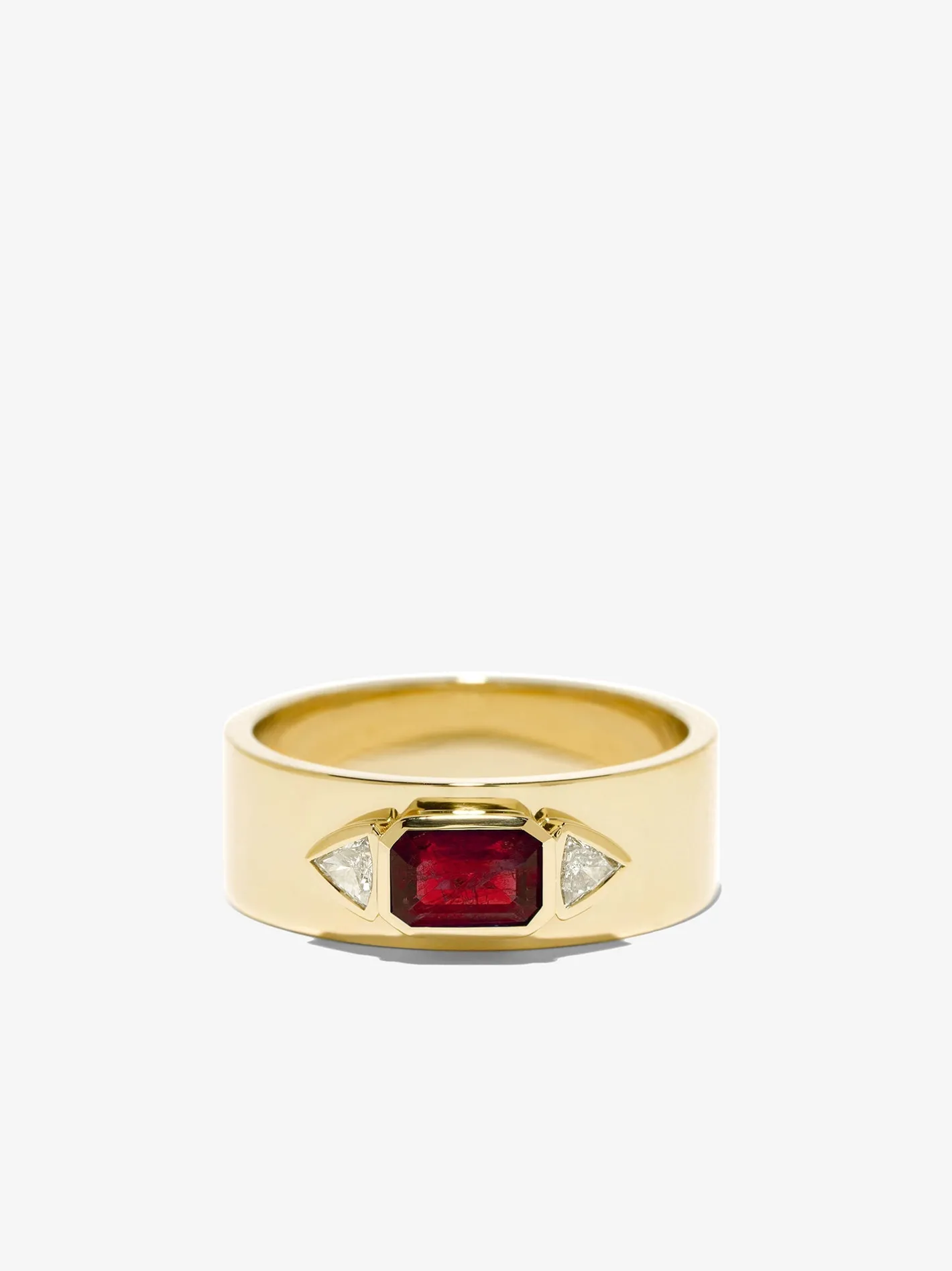 Ruby NESW Diamond Ring<AZLEE Jewelry Shop