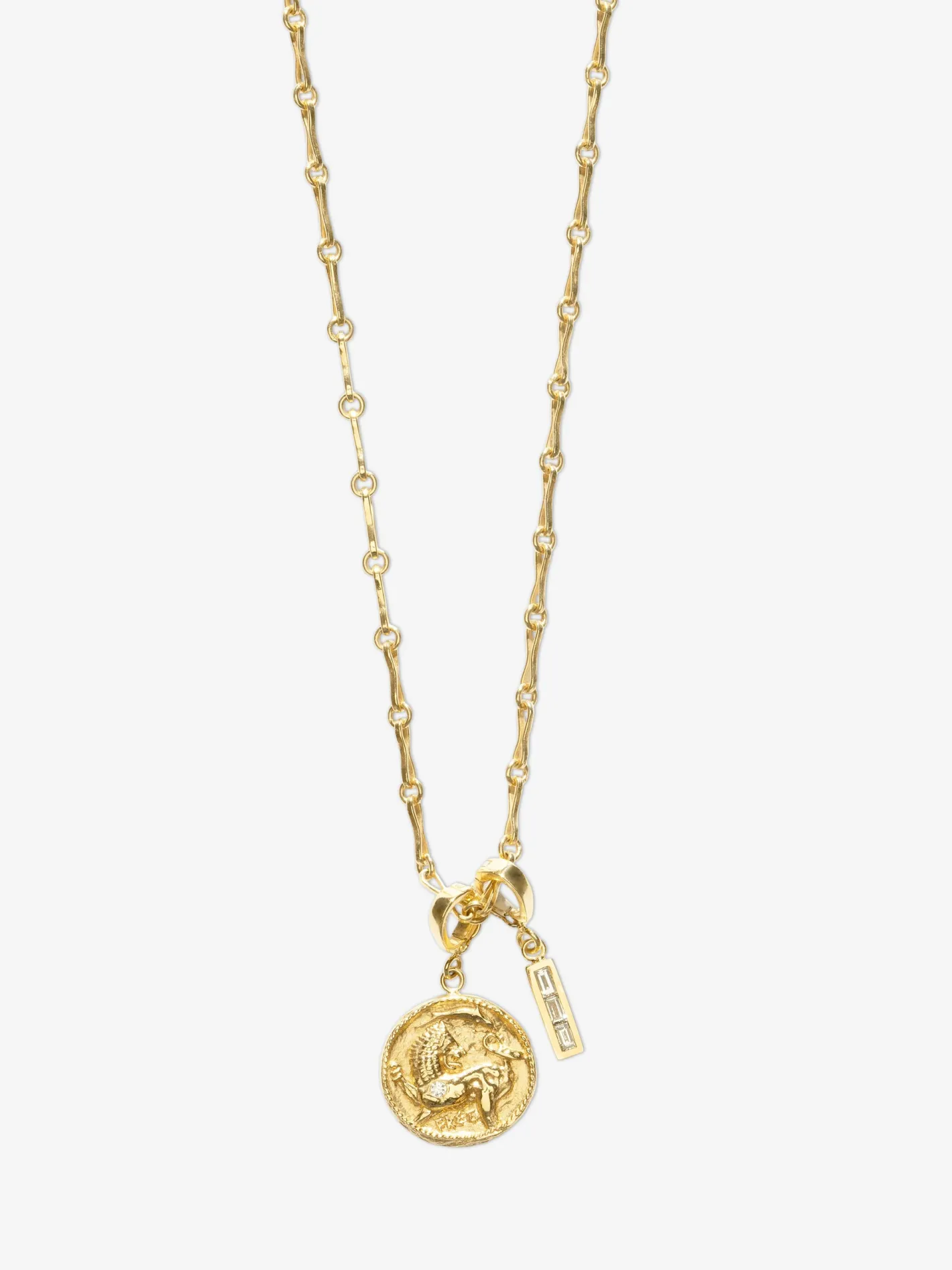 Small Animal Kingdom Baguette Modern Charm Necklace<AZLEE Jewelry Clearance