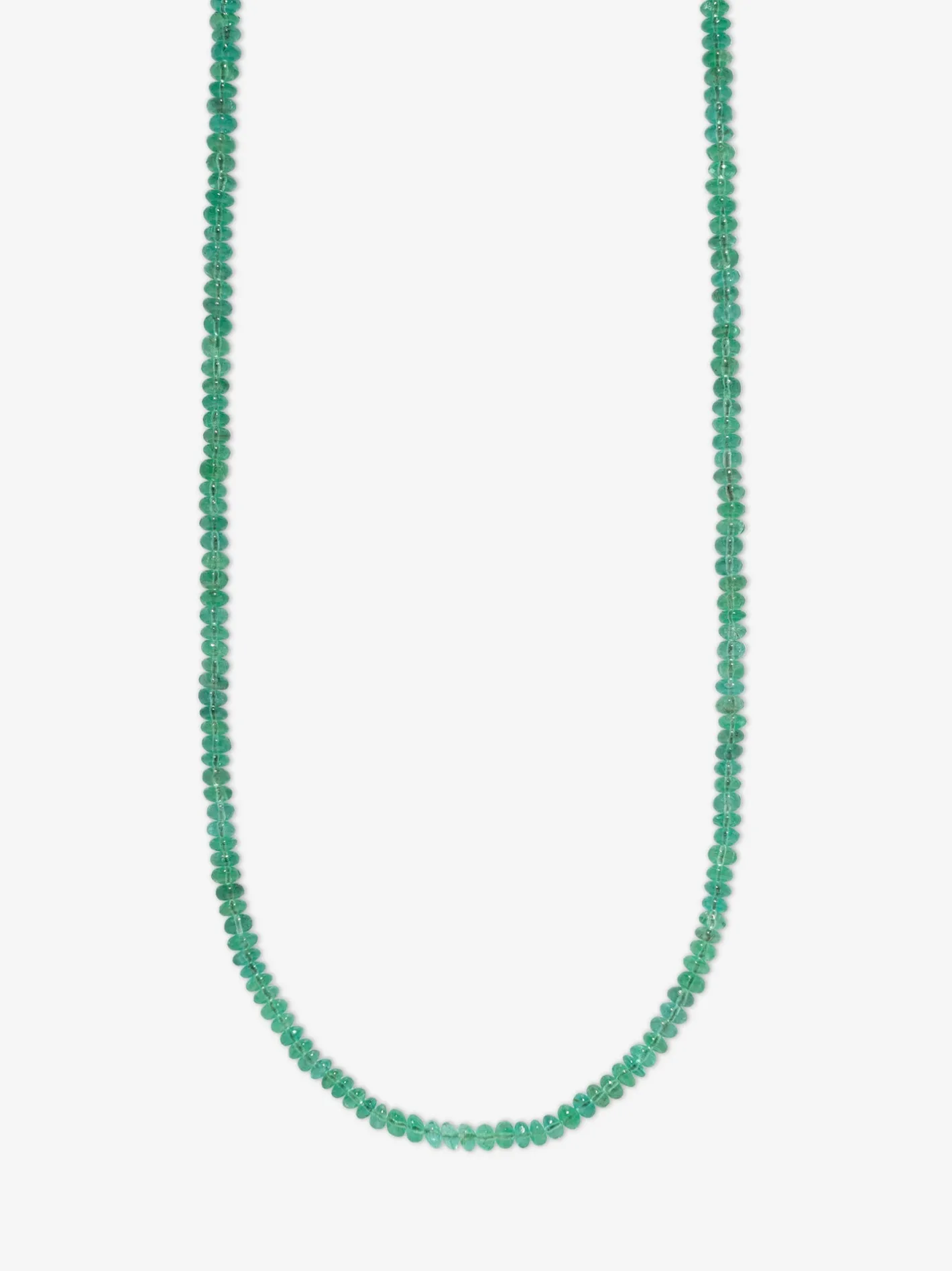 Small Light Green Emerald Bead Necklace<AZLEE Jewelry Discount