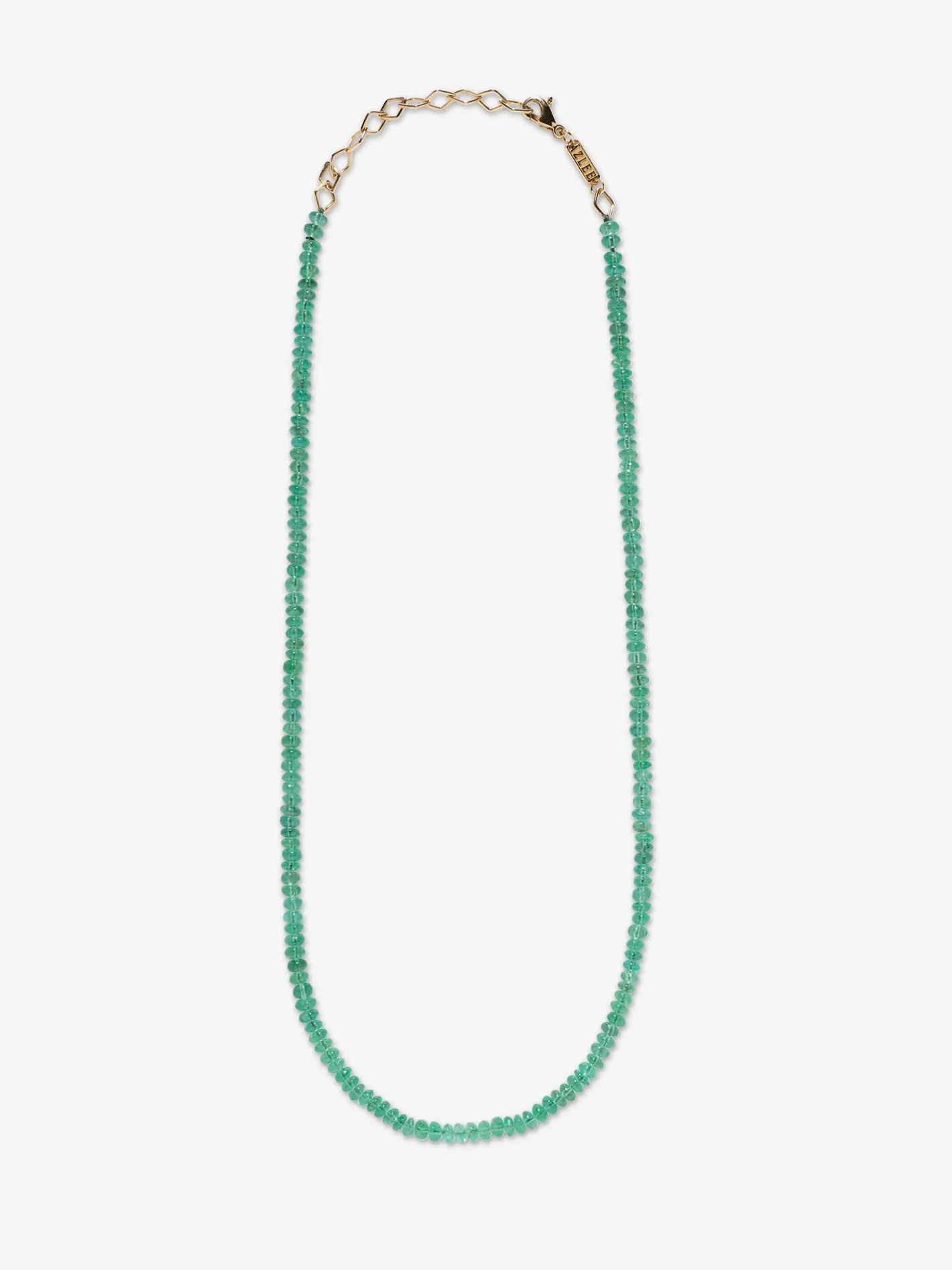 Small Light Green Emerald Bead Necklace<AZLEE Jewelry Discount