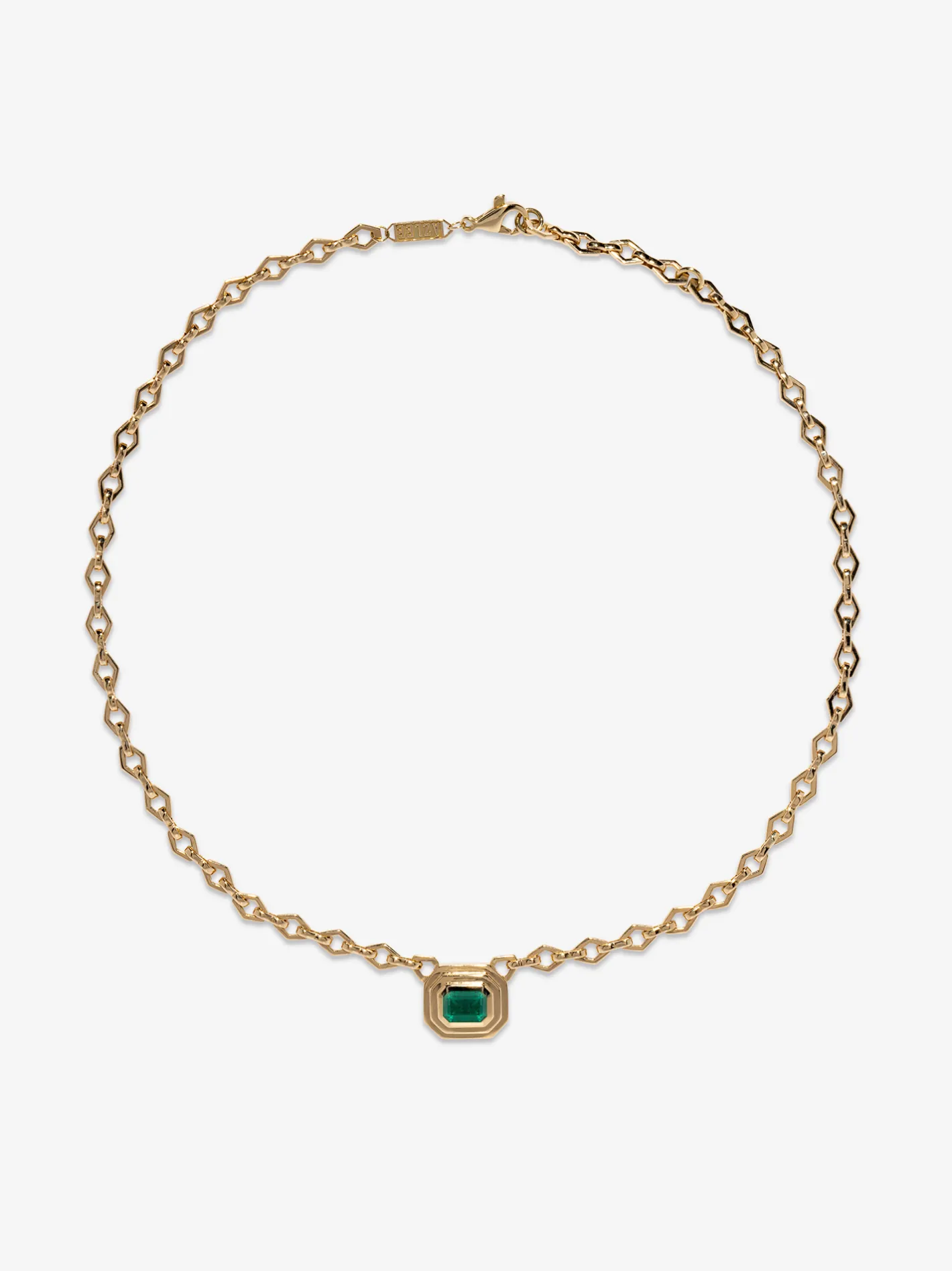 Staircase Emerald Medium Chain Necklace<AZLEE Jewelry Discount