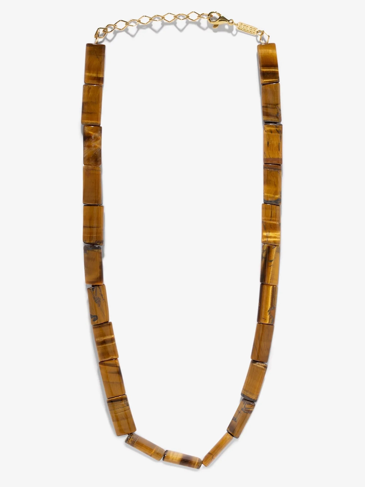 Tiger's Eye Bead Necklace<AZLEE Jewelry Best Sale