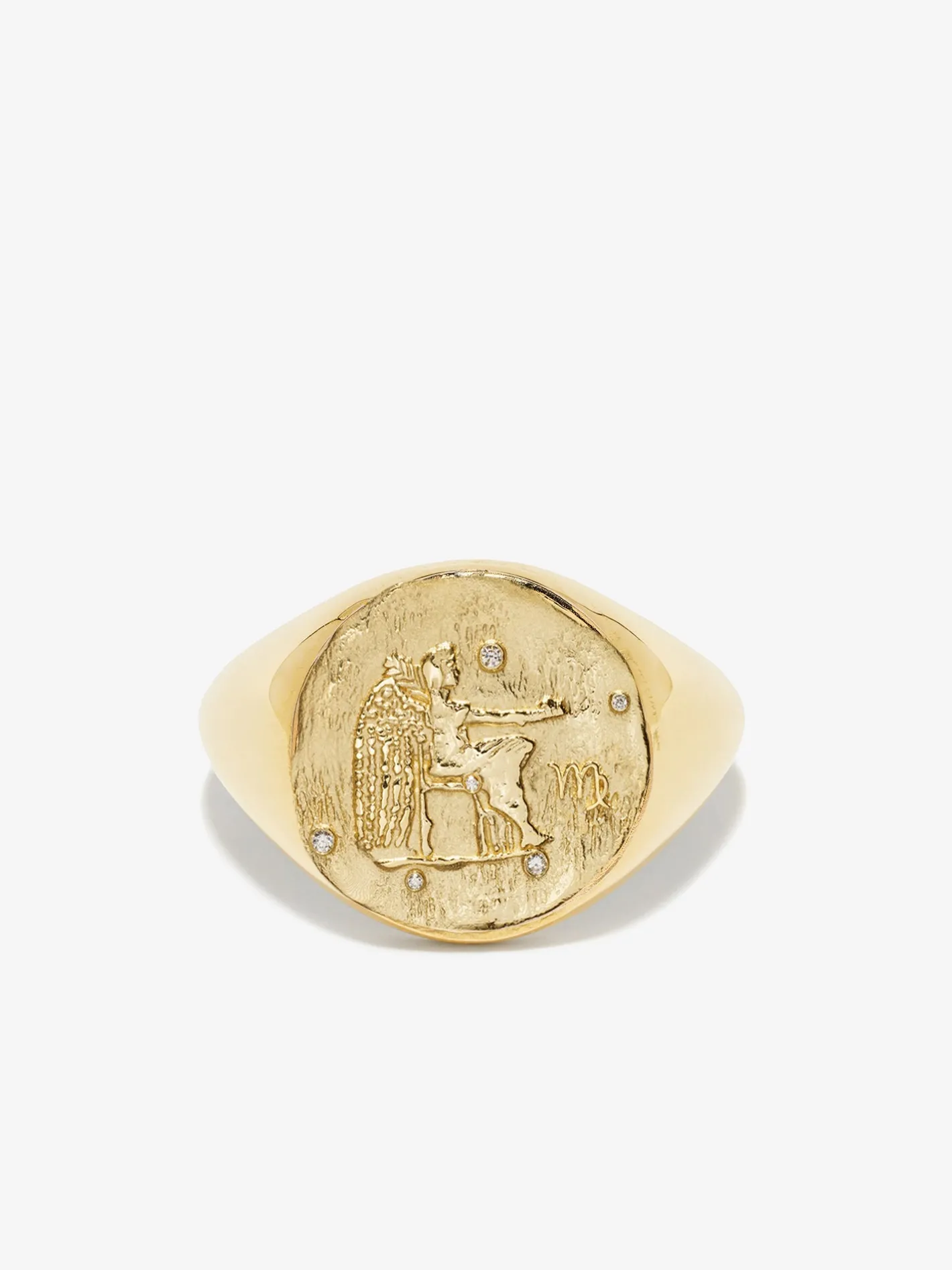 Virgo Signet Ring<AZLEE Jewelry Cheap